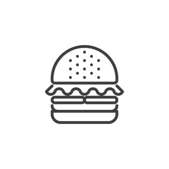 Hamburger line icon