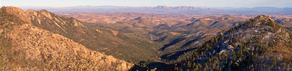 Fototapeta na wymiar Emory Pass in Gila National Forest in New Mexico