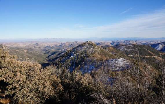 Emory Pass In Gila National Forest In New Mexico