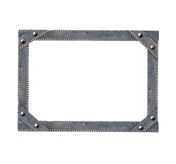 Vintage metallic frame