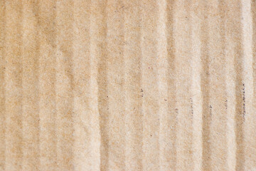 Closed up of brown paper craft texture background