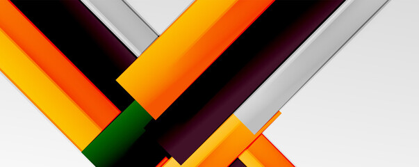 Color abstract lines trendy geometric background for business or technology presentation, internet poster or web brochure cover, wallpaper