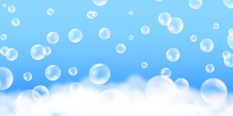 Fototapeta na wymiar soap bubble vector