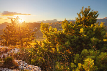 View of Corno Grande, Abruzzo, Italy