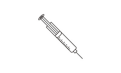 Syringe, Surgical, Hospital, Medicine, Medical, Needle, Drug, Injection free vector image icon