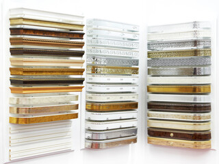 Cornices for curtains in store © Sergey Ryzhov