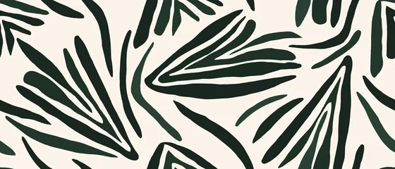 Kissenbezug Hand drawn contemporary abstract print. Modern fashionable template for design. © Irina