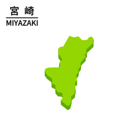 宮崎県のイラスト