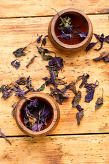 Dried herb,basil leaves