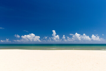 tropical sea under the blue sky. Sea landscape.