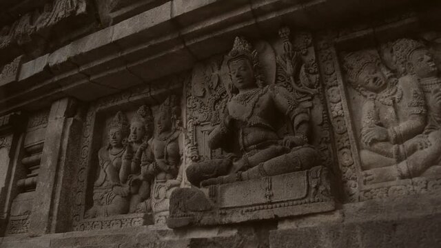 Archaeological Borobudur hinduism temple