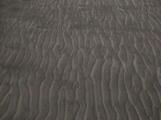 sand ripples on the beach