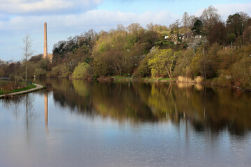 Flu&szlig;-spiegelung