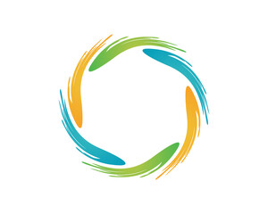 swirl spiral circle logo icon 1