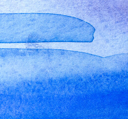 blue watercolors on paper texture
