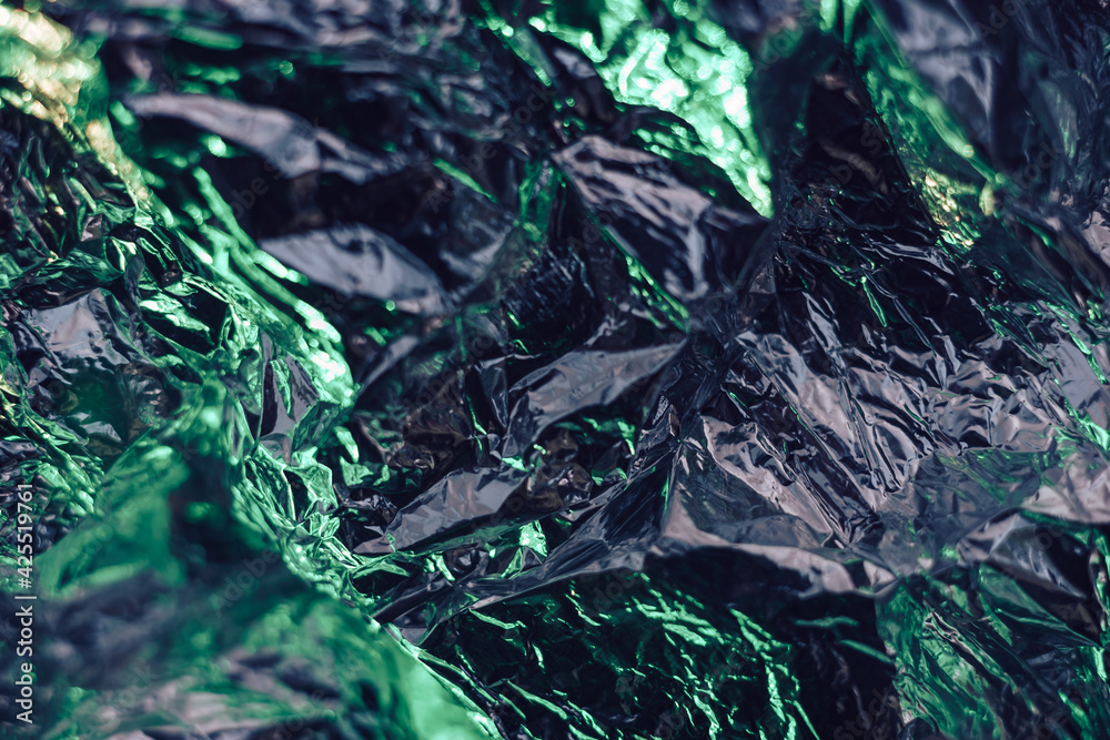 Poster Beautiful abstract foil with color light, background pattern for design.
