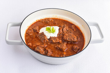 Beef goulash closeup