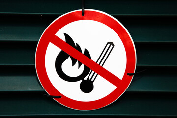 No fire sign