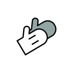 Glove icon template