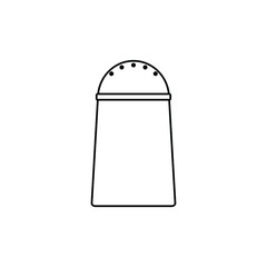 Salt Shaker icon vector sign