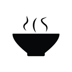 bowl icon vector soup sign dish vector healthy food