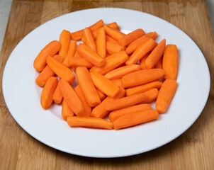 Preparing fresh carrots, High quality photo