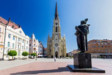 Novi Sad -  Main square - obrazy, fototapety, plakaty