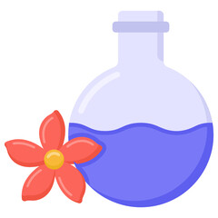 
Aroma oil icon in modern style 

