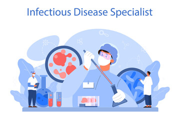 Professional infectionist. Infection disease specialist treating infectious