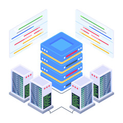 
Bitcoin analytics beautifully designed in isometric style 

