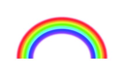Rainbow design illustration material