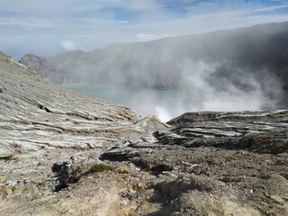 geyser in park national park