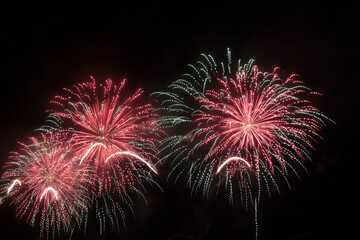 feu d'artifice à Annecy - France