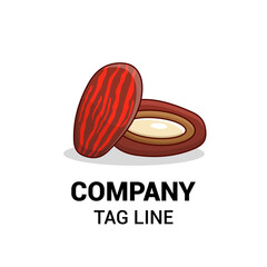 Dates Fruit, Logo and icon Template Design Vector, Emblem, Design Concept, Outline Symbol.