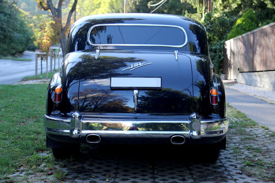 ZIS-110 retro russian car on the street. 02.08.2019; Budapest Hungary