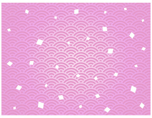 和風背景　和柄　正月　