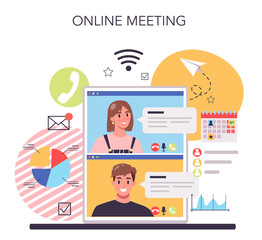 Personnel management online service or platform. Business recruitment