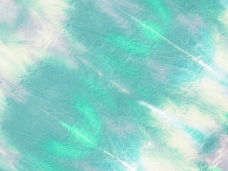 Tie Dye Picture. Dyed White Aquarelle. Creative