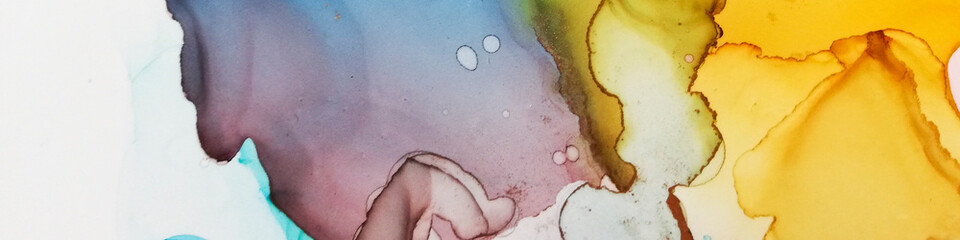 Fototapeta premium Wedding Illustration. Aquarelle Cobalt Pattern.