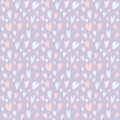seamless pattern with hearts. digital illustration. decor for valentine's day. Wallpaper for the children's room. Love is. For the design of wedding invitations. Clip art for scrapbooking. texture - 425537332