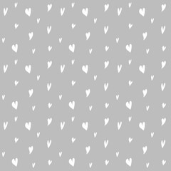 seamless pattern with hearts. digital illustration. decor for valentine's day. Wallpaper for the children's room. Love is. For the design of wedding invitations. Clip art for scrapbooking. texture - 425537380