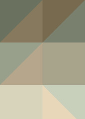 Fototapeta premium Abstract color Low-Polygones Generative Art background illustration