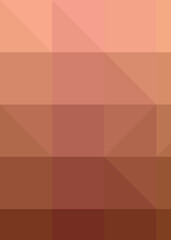 Fototapeta premium Abstract color Low-Polygones Generative Art background illustration