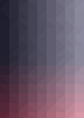 Abstract color Low-Polygones Generative Art background illustration