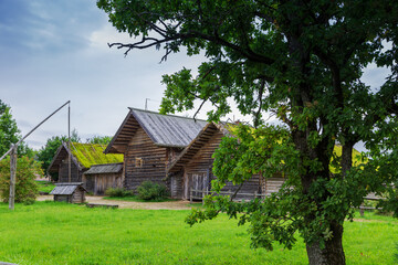 The open air museum "Pushkin village." Reconstruction of the old Russian way of life.