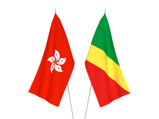 Hong Kong and Republic of the Congo flags