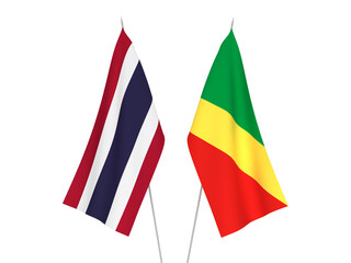 Thailand and Republic of the Congo flags