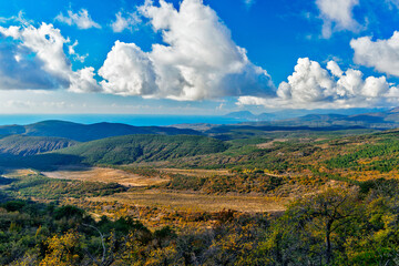 mountains and forests of crimea in an autumn day © Alx_Yago