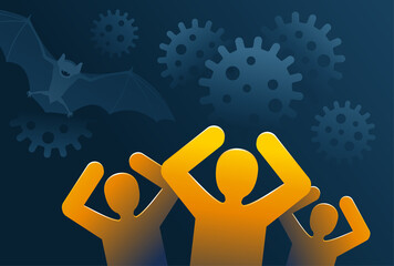 Bat as Coronavirus spreader of virus infection