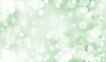 Bokeh green background defocused with copy space illustration